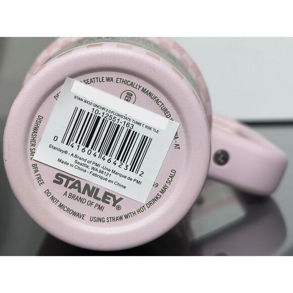 Stanley Quencher H2.0 FlowState Tumbler 30oz, TEA ROSE TILE - Picture 4 of 4
